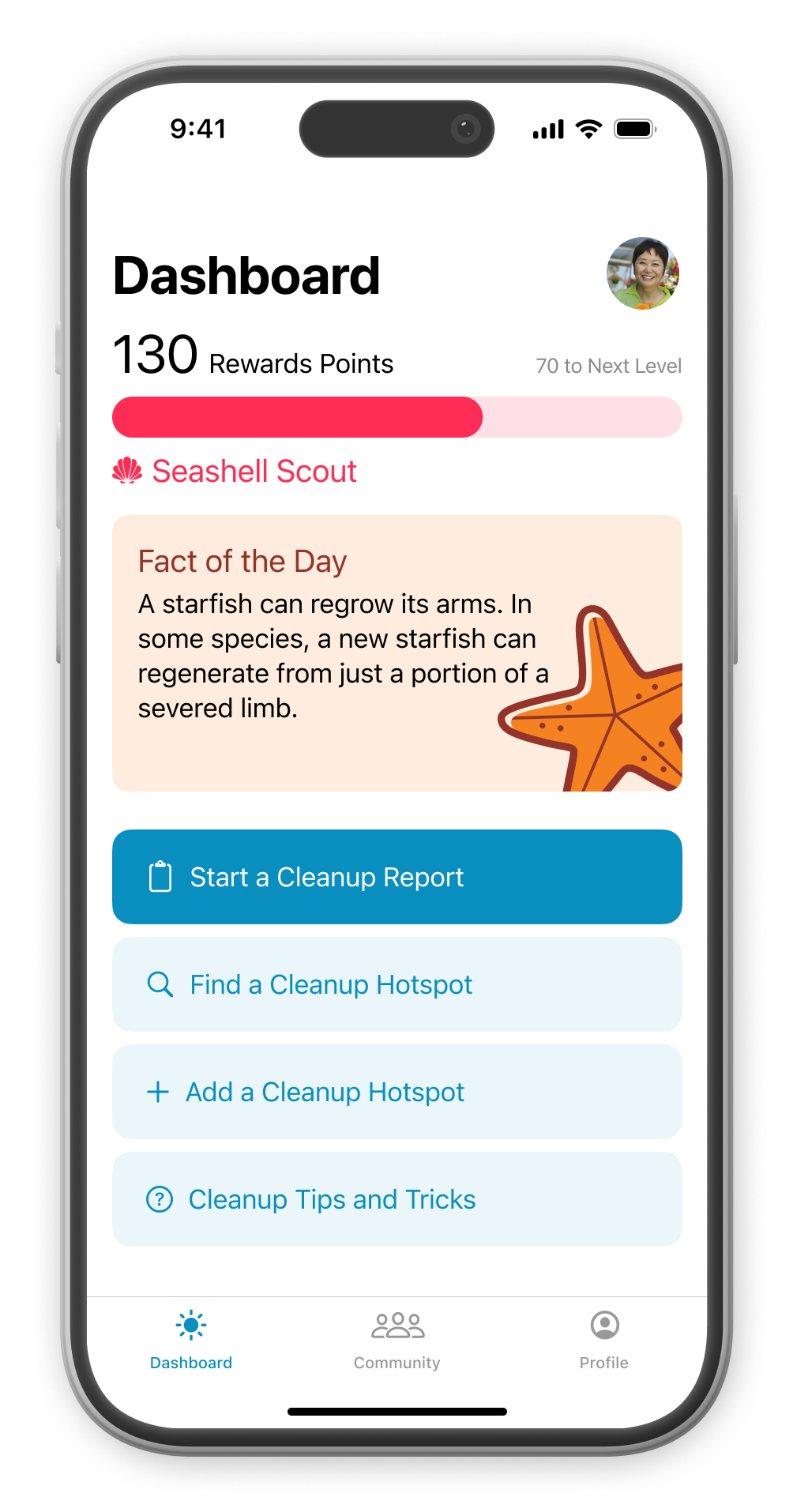 Image of the Cleaner Coast mockup.
