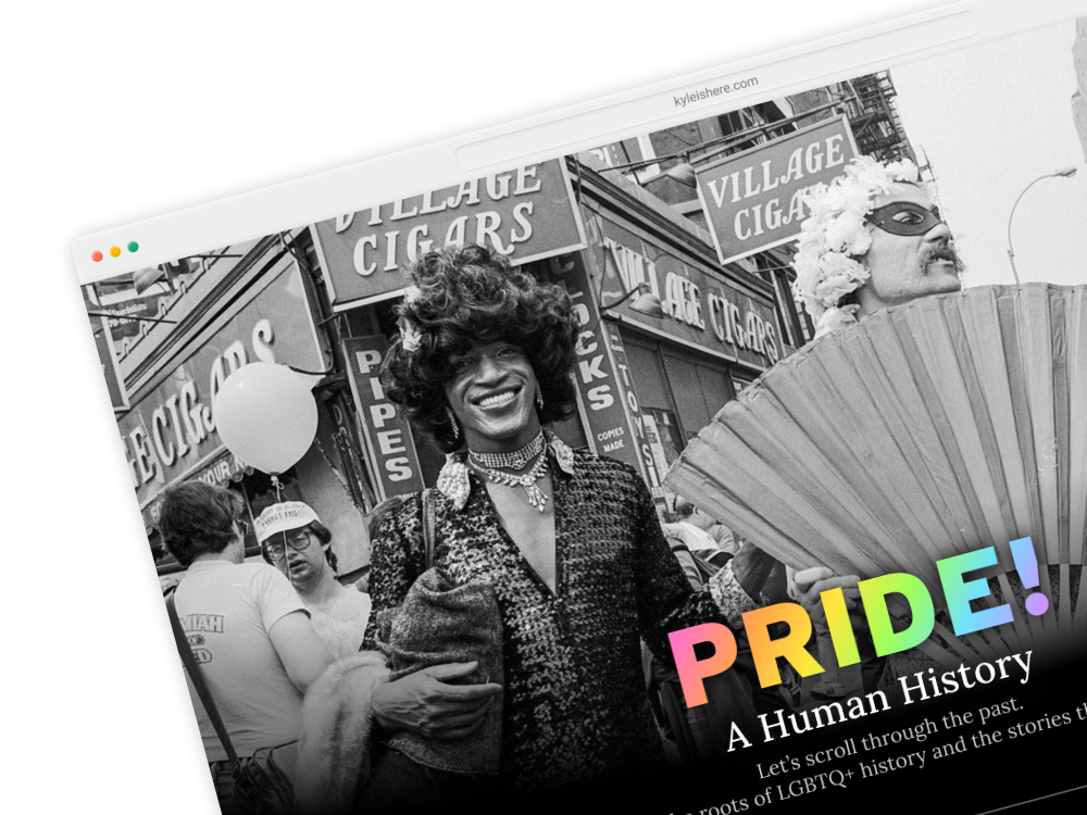 A web browser window showing the landing screen for the website