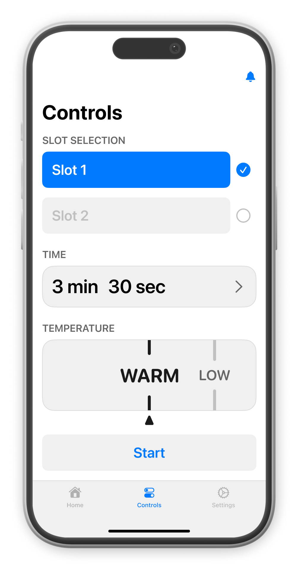 Initial wireframe of the Toastify app.